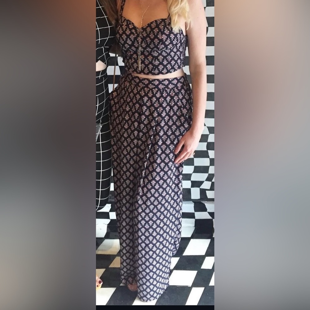 2pc crop top set